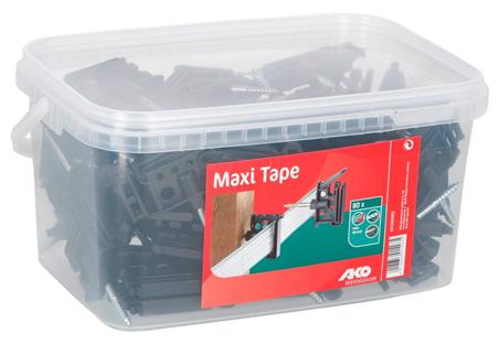 Izolator zatrzaskowy do taśmy do 40mm Maxi Tape, 80 szt, AKO-1057632