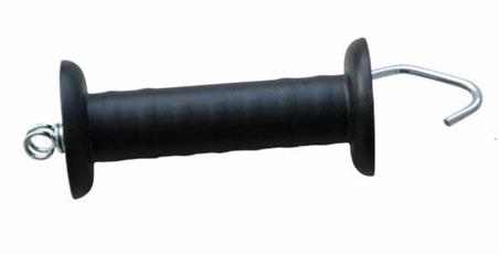Uchwyt bramowy z hakiem i sprężyną naciągową, czarny, Kerbl-1048864