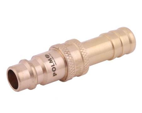 Szybkozłącze pneumatyczne P26 NW7.2 wtyczka pod wąż DN10mm POLMO ( sprzedawane po 5 )-50040