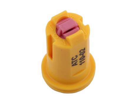 Rozpylacz dwustrumieniowy antyznoszeniowy wkładka ceramiczna żółty Dysza ATC ASJ ( sprzedawane po 20 )-55142