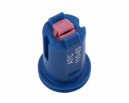 Rozpylacz dwustrumieniowy antyznoszeniowy wkładka ceramiczna niebieski Dysza ATC ASJ ( sprzedawane po 20 )-55145