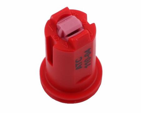 Rozpylacz dwustrumieniowy antyznoszeniowy wkładka ceramiczna czerwony Dysza ATC ASJ ( sprzedawane po 20 )-55146