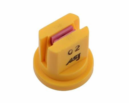 Rozpylacz płaskostrumieniowy antyznoszeniowy wkładka ceramiczna żółty Dysza LDC ASJ ( sprzedawane po 20 )-55169