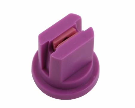 Rozpylacz płaskostrumieniowy antyznoszeniowy wkładka ceramiczna fioletowy Dysza LDC ASJ ( sprzedawane po 20 )-55171