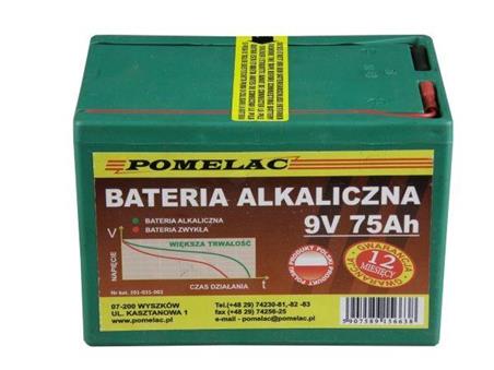Bateria alkaliczna 9V 75Ah do ECOSTOP-40011