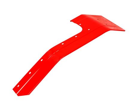 Błotnik prawy przedni napęd kolor czerwony blacha ocynkowana.malowany proszkowo 80383170-300521