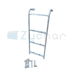 Ladder for agricultural trailer