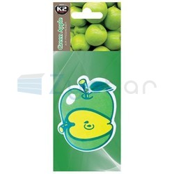 ZAPACH SAMOCHODOWY JABŁKOWY (FRUTTI APPLE), PAPIEROWY - ZAWIESZKA OWOC-127591047