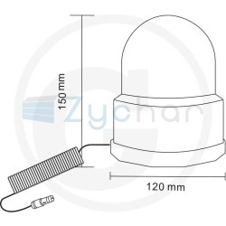 Lampa błyskowa, kogut z magnesem 12V