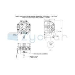 Lampa robocza LRD 2136