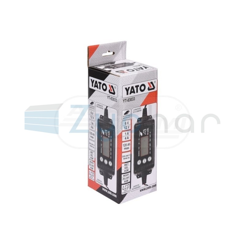 Prostownik elektroniczny LED 6-12V 14A YT83033
