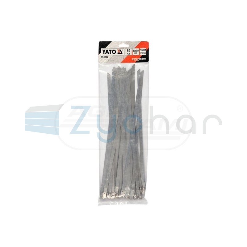 Opaski zaciskowe stal nierdz 80x300mm YT70582