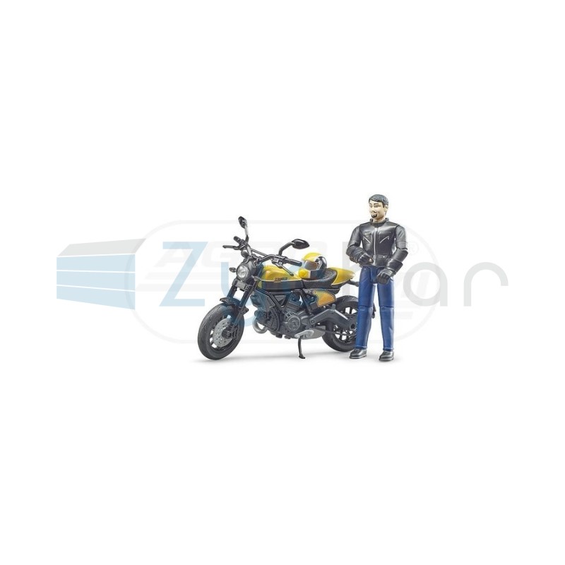 Motor DUCATI Scrambler z Figurką BR63053