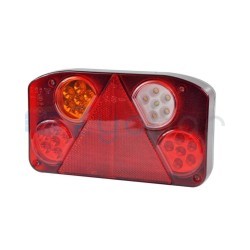 Lampa zespolona LZD 844 LED tylna z trójkątem odblaskowym. LEWA