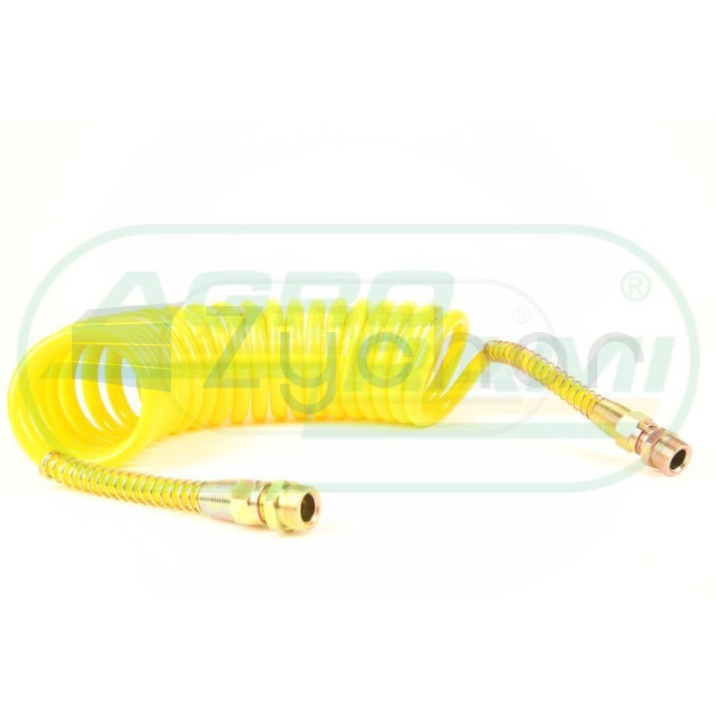 Przewód spiralny PUR M22 żółty PBC002 45M