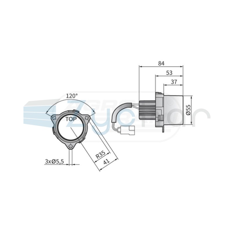 Lampa tylna LA323906 WESEM