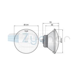 Element optyczny FSO drogowy RE02807H4 WESEM
