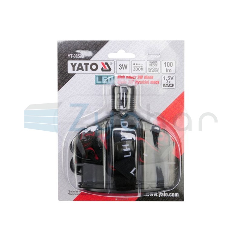 Latarka czołowa cree 3w YT08590