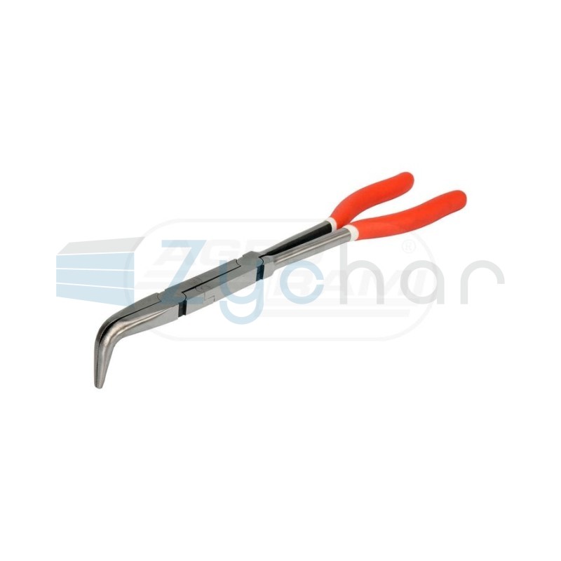 Szczypce wydłużone wygięte 90 340mm YT20402