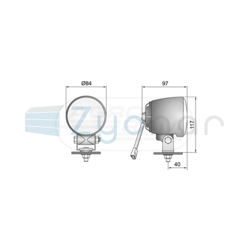 Lampa robocza LOR641552 WESEM