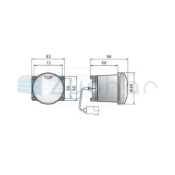 Reflektor drogowy HM433715 WESEM