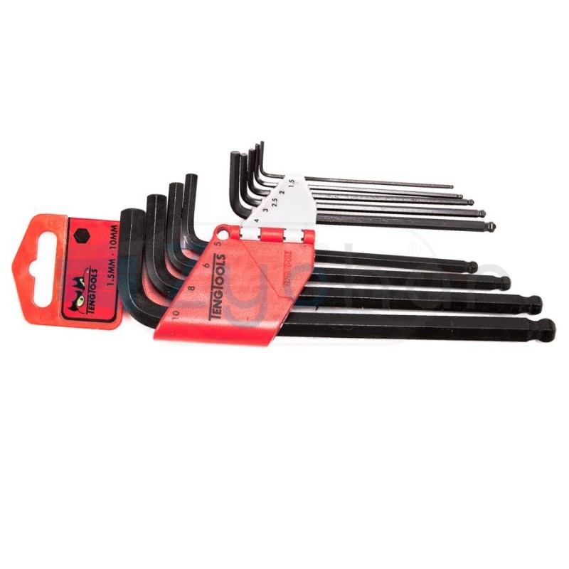 Kpl9 kluczy 6-kątnych metryczny 1479mm 112260104