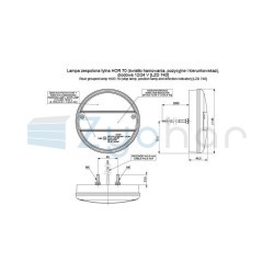 Lampa zespolona LZD 740 do przyczep