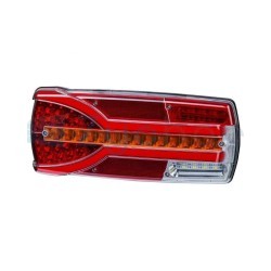 Lampa zespolona tylna Carmen LZD 2400 z czerwonymi nakładkami na światło hamowania