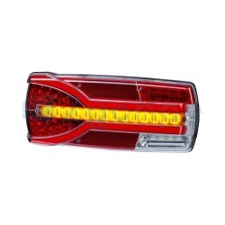 Lampa zespolona tylna Carmen LZD 2400 z czerwonymi nakładkami na światło hamowania