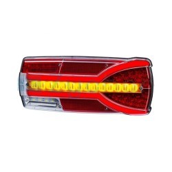 Lampa zespolona tylna Carmen LZD 2401 z czerwonymi nakładkami na światło hamowania