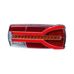Lampa zespolona tylna Carmen LZD 2401 z czerwonymi nakładkami na światło hamowania
