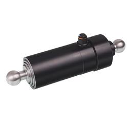 SIŁOWNIK HYDR. WYWROTU PRZYCZEPY HL8011 HL60/80, JEDNOSTRONNY, 2XKULA, 585MM-127051986