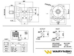 Pompa hydrauliczna P2C2120C5B26C P-006C Waryński-1212257