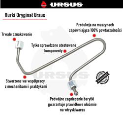 Przewód wtryskowy 4-cyl. PLA 0555 SW-400 ORYGINAŁ URSUS-1225273
