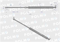 Siłownik szyberdachu L max. 278mm 0308250111P MTZ  POLMO-1215969