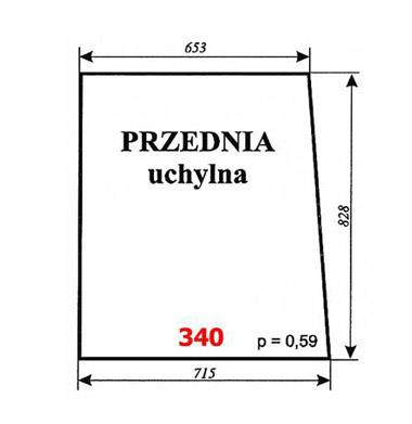 Szyba przednia uchylna widlak -347294319