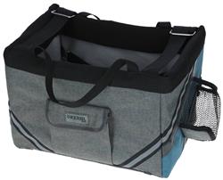 Torba rowerowa dla psa Vacation, 38 x 25 x 25 cm, szaro/niebieska, Kerbl-347233064