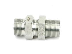 Złączka hydrauliczna calowa grodziowa BB 3/8" BSP z przeciwnakrętką (XSV) Waryński ( sprzedawane po 2 )-1225887