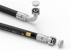Przewód hydrauliczny gładki z uszczelnieniem - 180 bar gwint M18x1.5 prosta/90 stopni L-1250mm DN10-1SN (AK-10-1250; P11P12) 18M