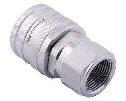 Szybkozłącze hydrauliczne skręcane wtyczka G1"BSP gwint wewnętrzny 250bar Waryński-1216583