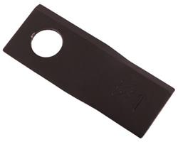 Nóż. nożyk kosiarka lewy 100x40x3mm otwór 19 zastosowanie 580290966 BCS Sipma WARYŃSKI ( sprzedawane po 25 )-1222543