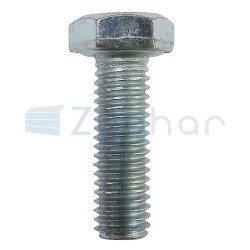 Śruba z łbem 6-kątnym pełny gwint M8x25 kl.5.8 DIN933 ocynk biały-347301327