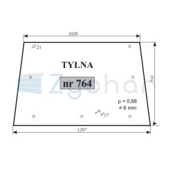Szyba tylna MF-347295261