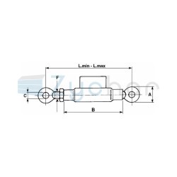 Regulacja stabilizatora 230-330, 20x2,5-347412392