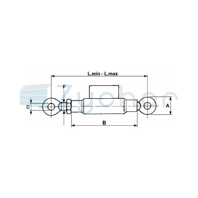 Regulacja stabilizatora 230-330, 20x2,5-347412392