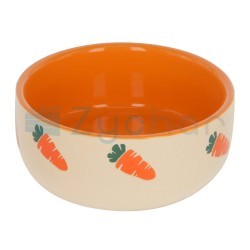 Miska ceramiczna dla gryzoni, 100 ml, beżowy/pomarańczowy, Kerbl-347397011