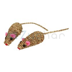Zabawka dla kota, mysz z trawy morskiej, 7 cm, Kerbl-347394229