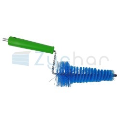 Szczotka do gum strzykowych, 2 stopniowa, zielony/niebieski, 32 cm-347406303