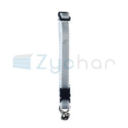 Obroża dla kota, odblaskowa, 10 mm, srebrna, Kerbl-347397206