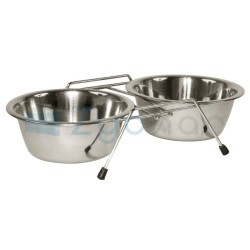 Miski na stojaku, 2 x 1800 ml, Kerbl-347393087
